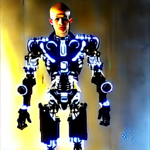 Prompt: genos cyborg real photo