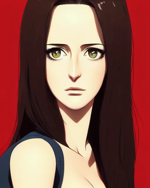 Image similar to portrait Anime as eva green casino royale bond girl, cute-fine-face, brown-blond-hair pretty face, realistically shaded, Perfect face, fine details. Anime. casino royale, realistic shaded lighting by Ilya Kuvshinov, katsuhiro otomo, ghost-in-the-shell, magali villeneuve, artgerm, rutkowski, WLOP Jeremy Lipkin, Giuseppe Dangelico Pino, Michael Garmash, Rob Rey