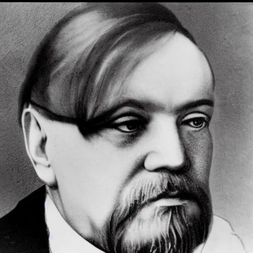 Image similar to lenin with hair like hatsune miku, high quality photo