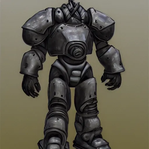 Image similar to power armor, photorealistic