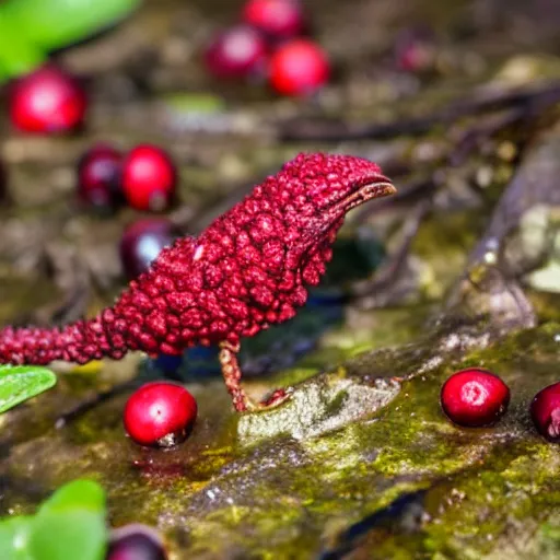 Prompt: cranberry albert in the serpent swamp