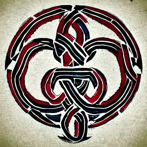 Image similar to a triskelion