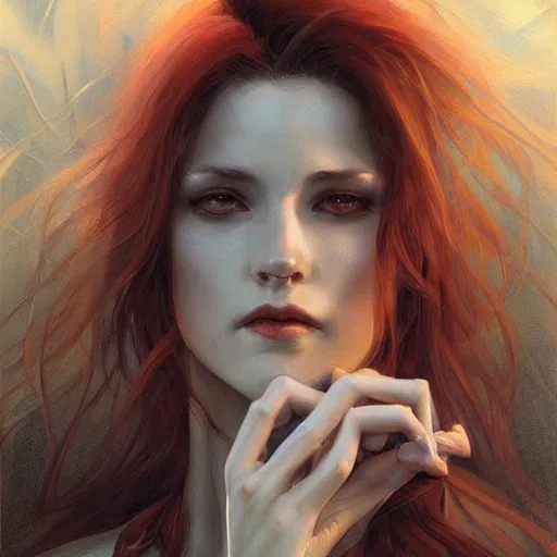 Image similar to a painting in the style of charlie bowater and in the style of charles dulac and in the style of donato giancola. smooth, sharp focus, fantasy, semi - realism.