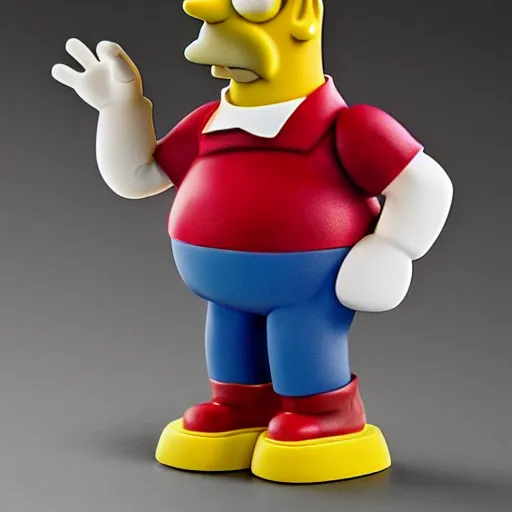 Image similar to homer simpson as as an aardman figure