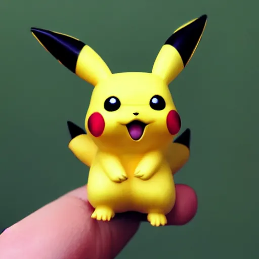 Prompt: pikachu as a funko pop. high fidelity photograph