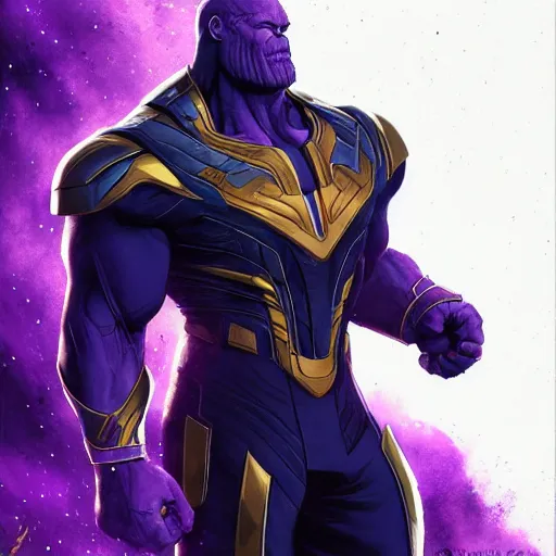 Prompt: Thanos by RossDraws