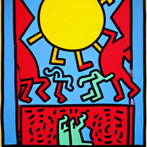 Image similar to heavenly martian 1975 gallerie triangle tabby cat lemon zinfandel raisin , by Georgia O'Keefee and Keith Haring and François de Nomé , groovy , Mixed media , impressionism