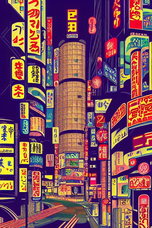 Prompt: tokyo city, aesthetic, fantasy pop art, by mike swiderek, jorge lacera, ben lo, tyler west, domingo zapata, ultrarealistic, sharp focus, intricate