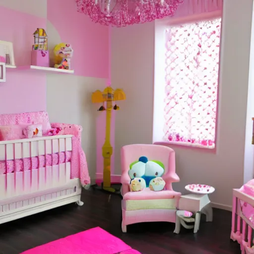 Image similar to kawaii baby room