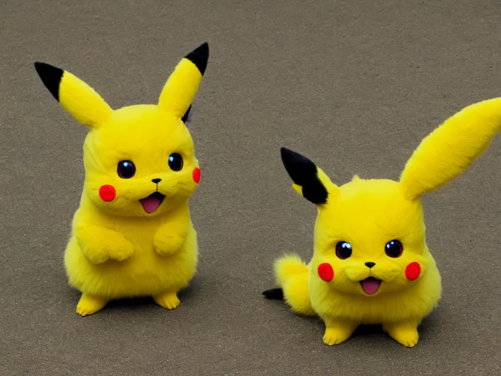 Prompt: furry Pikachu in real life, 8k resolution, ultrarealistic