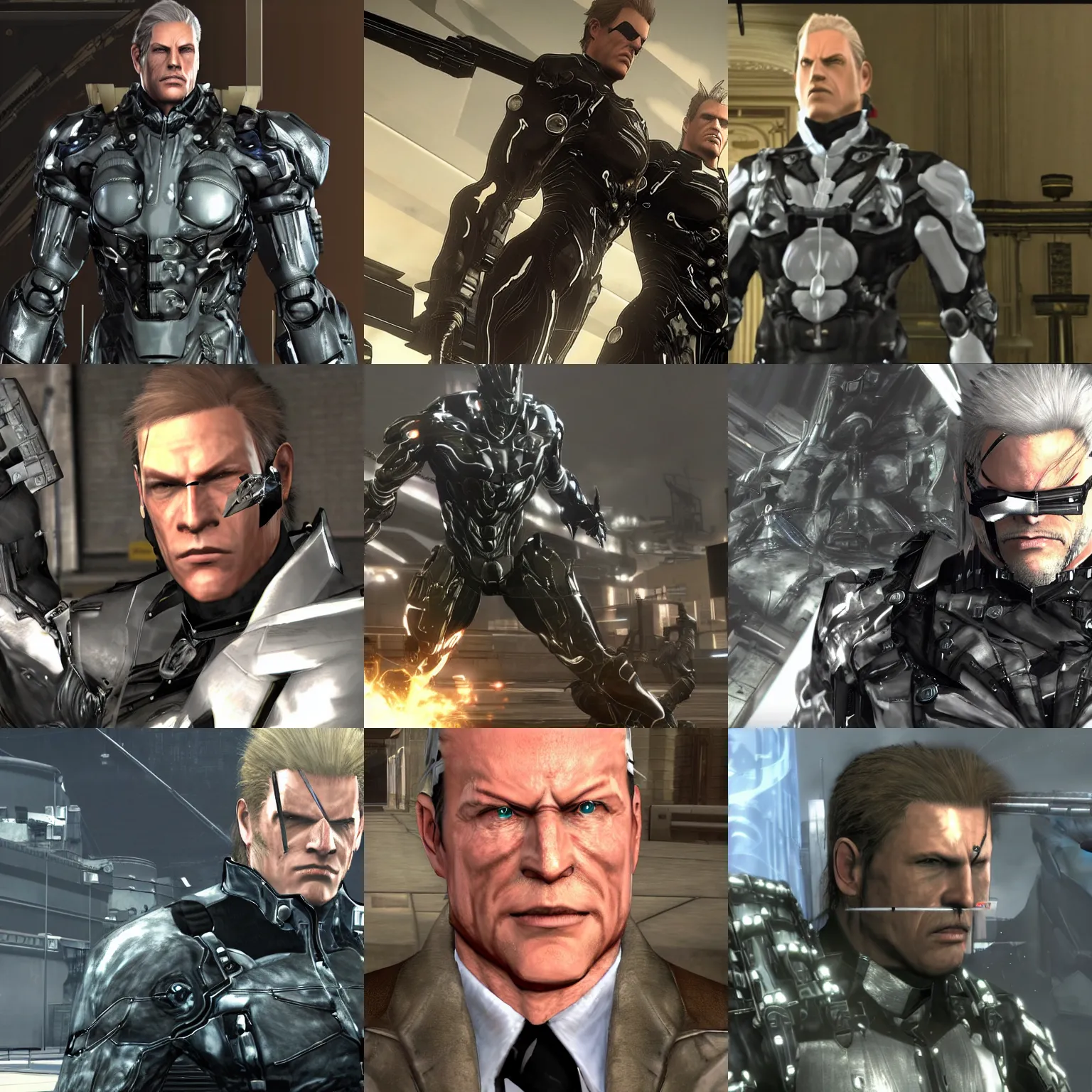 Prompt: Senator Armstrong, Metal Gear Rising Revengeance