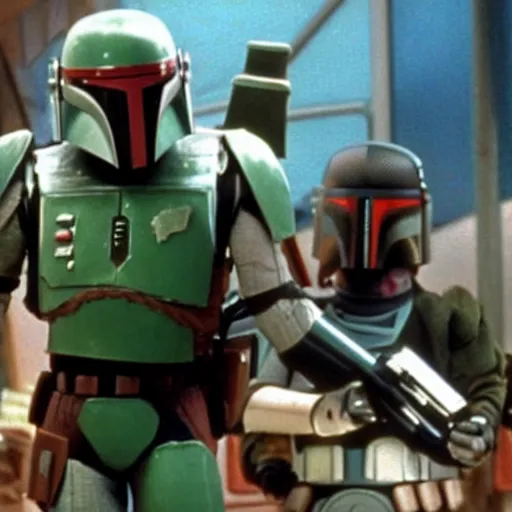 Prompt: boba fett in toy story ( 1 9 9 6 )