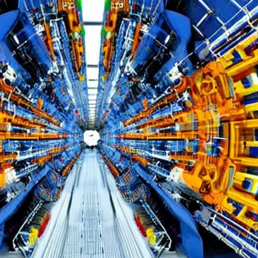 Image similar to Large Hadron Collider creatig singularity