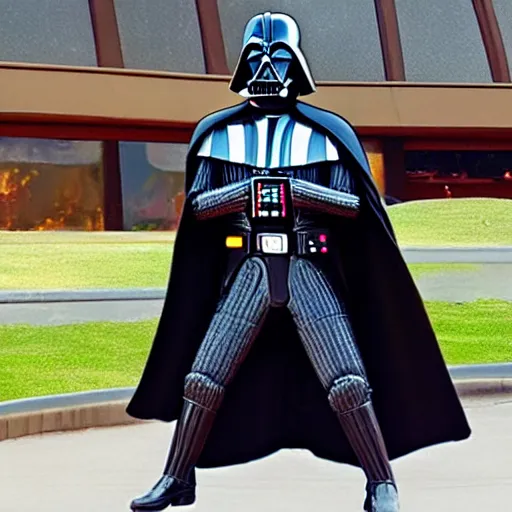 Prompt: darth vader in a pixar film