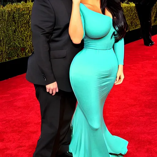 Image similar to kim kardashian and shrek