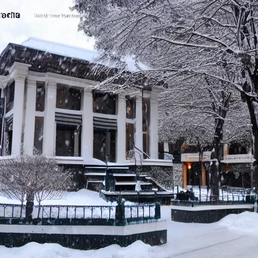 Image similar to Villa 31 Buenos Aires with snow