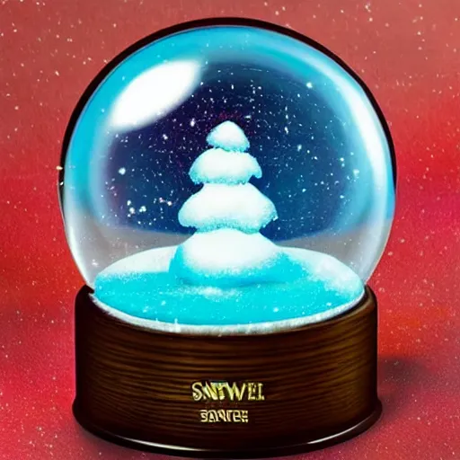 Image similar to a snow globe with an entire universe inside of it, award winning art