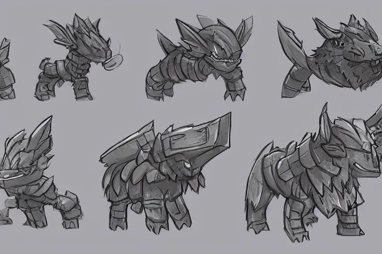 Prompt: Hytale Kweebec, Concept Art, Quality detailed sketch, cute blocky character