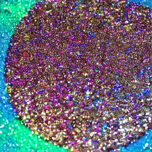 Prompt: texture of glitter inside cyhhhhjhhh, lsd
