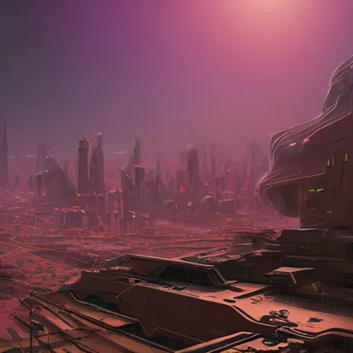 Image similar to futuristic glowing desert metropolis, beautiful dynamic lighting, cinematic, wide angle establishing shot, extremely high detail, photo realistic, cinematic lighting, post processed, concept art, artstation, matte painting, style by eddie mendoza, raphael lacoste, alex ross, volumetric lighting, light rays, photorealistic, ultrarealistic, moody, coronarender, 8k