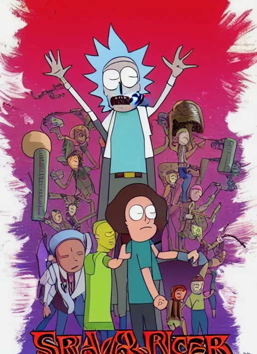 Rick and Morty X Stranger Things : r/rickandmorty