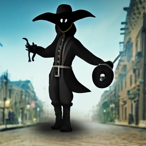 Prompt: plague doctor!!!! with a iphone in hand, 4 k, 8 k, photorealistic imagery