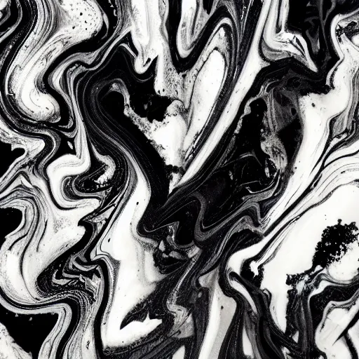 Image similar to liquid marble acrylic fluid paint, black ink in white backgroud