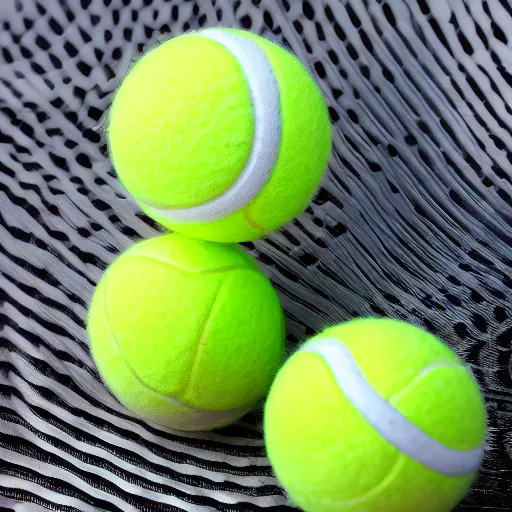 Image similar to a tennis ball