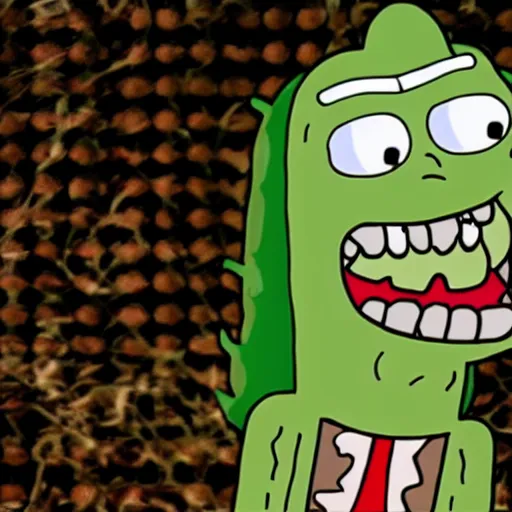 Image similar to pickle rick