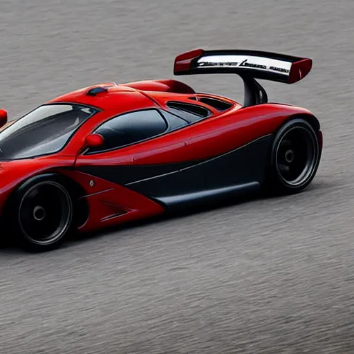 Prompt: A 2030 McLaren F1