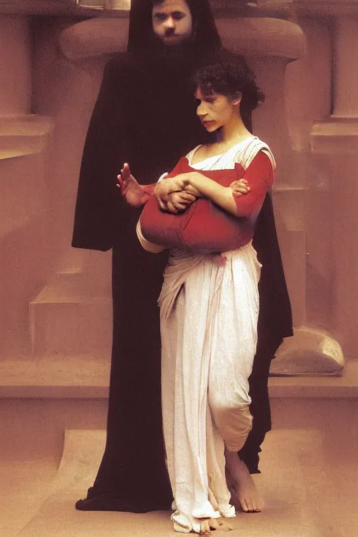 Prompt: Portrait en plein pied of a Galactic Emperor, by William Bouguereau, museum catalog,