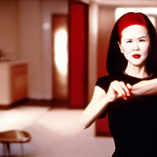 Image similar to chinese Nicole Kidman in American Psycho (1999)