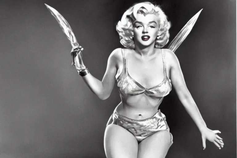 Image similar to Marilyn Monroe as She-Ra