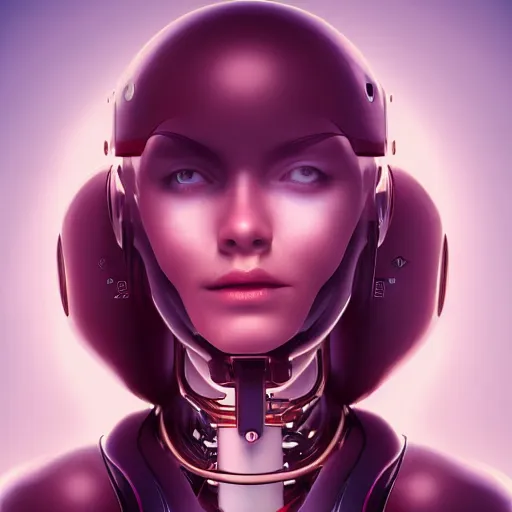 Image similar to portrait of a young cyborg woman with robotic prosthetic arms and legs, digital art, artstation, 4k