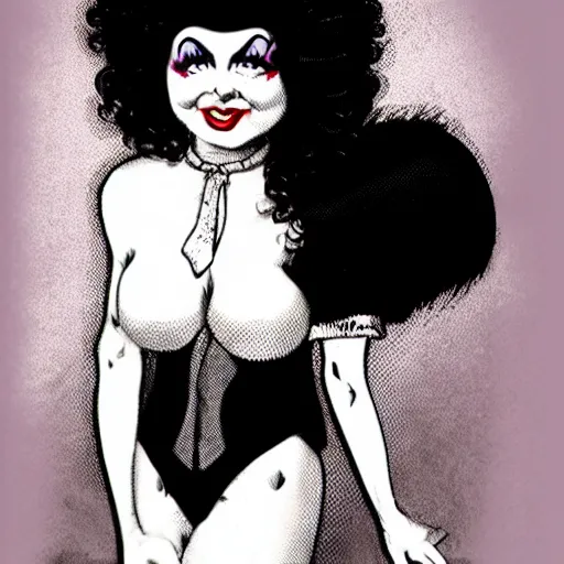 Image similar to dr. Frank n furter as Betty boop