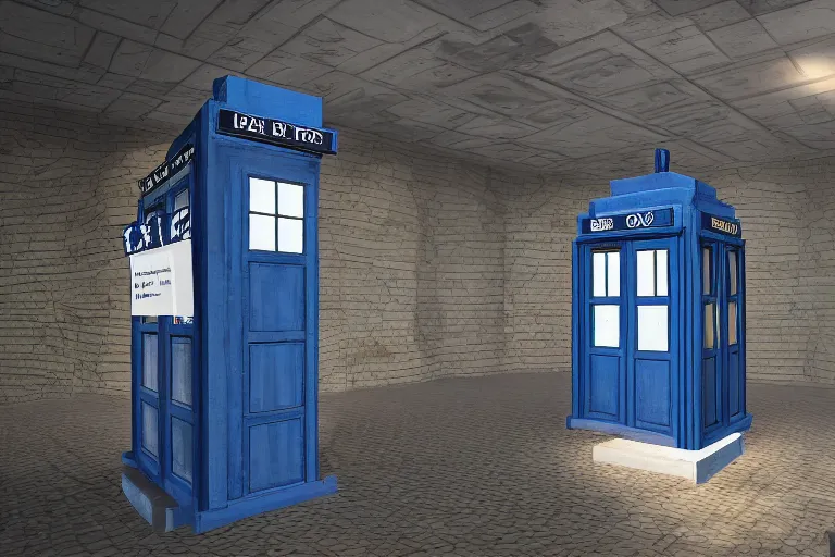 Image similar to tardis in half life alyx