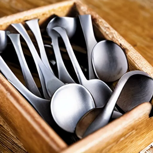 Image similar to box of spoons, icon