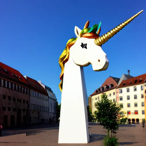 Image similar to magdeburg unicorn when it was alive