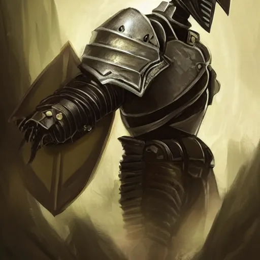 Image similar to armored knight hold a luminance white bird on outstretched hand carefully, atmospheric, concept art