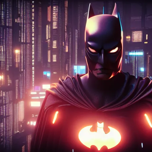 Image similar to a portrait of a spiderbatman , cyberpunk, highly detailed, unreal engine 5, 4K UHD image