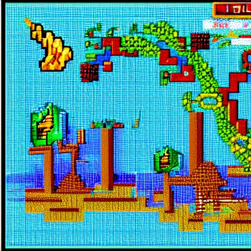 Prompt: a pixel art battle scene