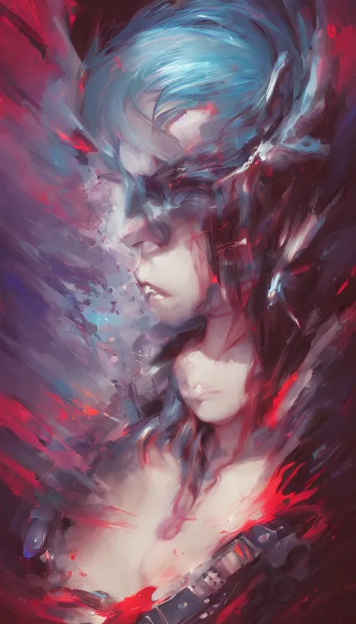 Image similar to rage, by ross tran