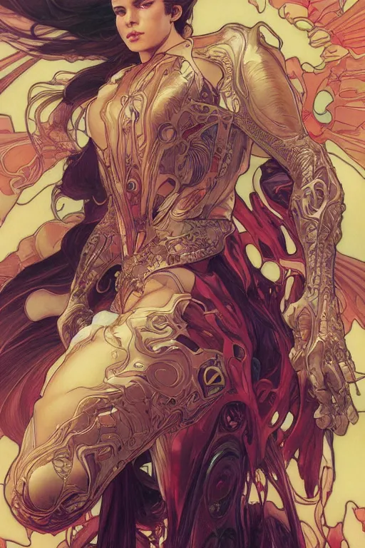 Image similar to daniel joaquin trujillo, by artgerm and yoshitaka amano and moebius and alphonse mucha, hyperdetailed, dc comics, ornate, nebula, explosions in the sky, trending on artstation