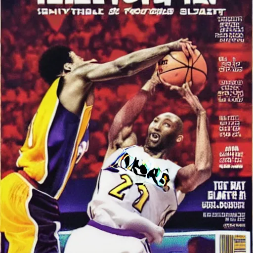 Image similar to basket ball shot kobe slam dunk magazine cover