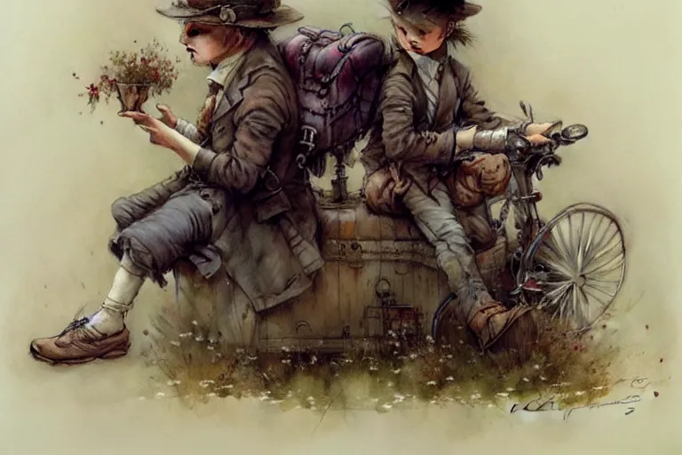 Image similar to ( ( ( ( ( bus. muted colors. ) ) ) ) ) by jean - baptiste monge!!!!!!!!!!!!!!!!!!!!!!!!!!! high resolution