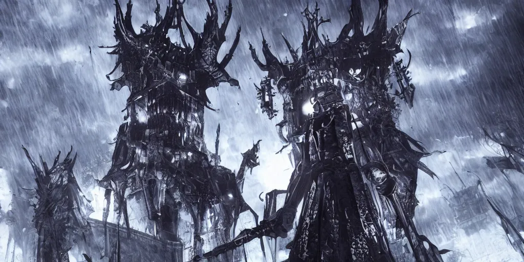 Image similar to grimdark tsutomu nihei blame biomega gothic architecture, unreal engine, 8 k, ultra realistic, ultra detail