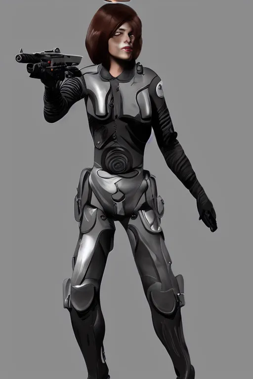Star Wars - The Armor - Grey Female Jump Suit – BlackOpsToys