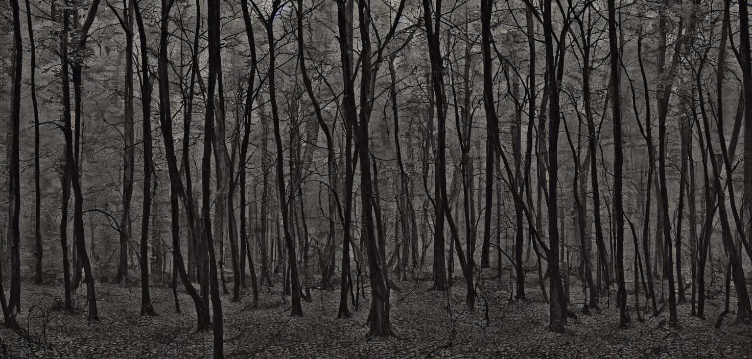 Prompt: dark forest by currin john