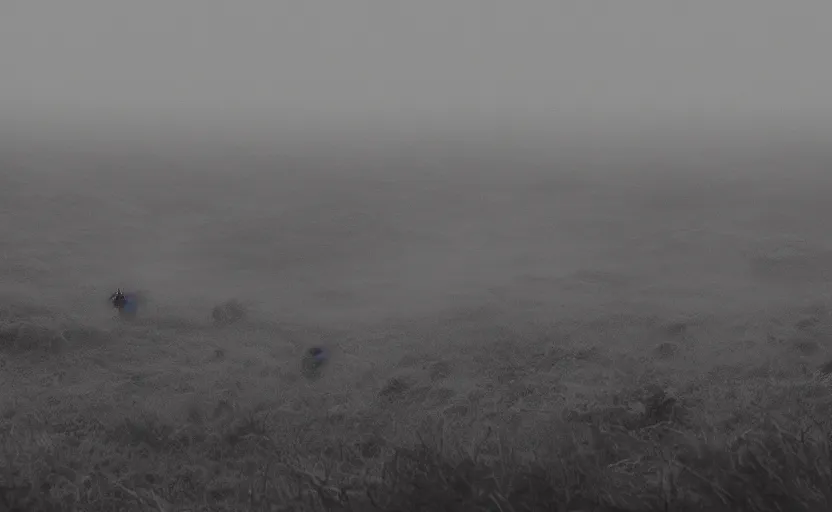 Image similar to “fog of war, army seen in the distance, 4k, cinematic, award winning”