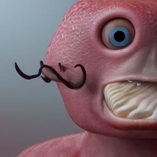 Image similar to hyperrealistic dslr film still of early cuyler squidbillies anthropomorphic squid, stunning 8 k octane comprehensive 3 d render, inspired by istvan sandorfi & greg rutkowski & unreal engine, perfect symmetry, dim volumetric cinematic lighting, extremely hyper - detailed, extremely lifelike attributes & lifelike texture, intricate, masterpiece, artstation, stunning